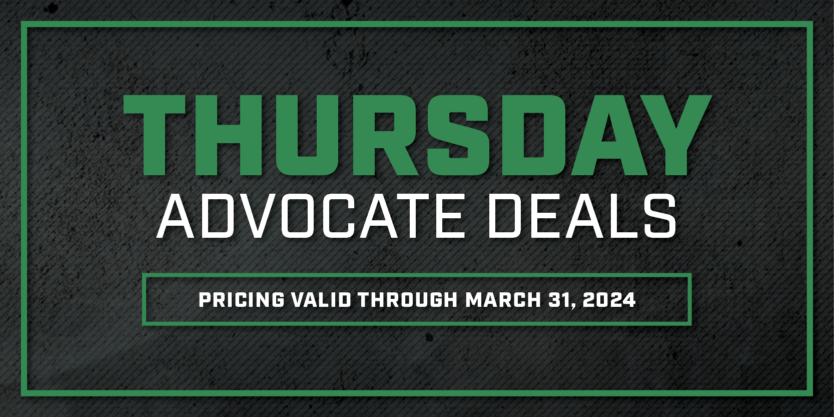 Special: Thursday Deals March 7th 2024